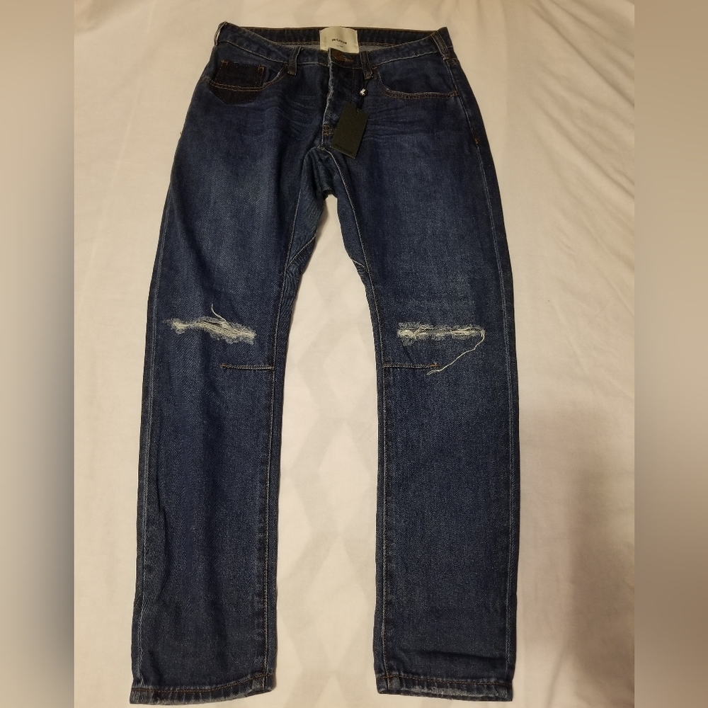 NWT Oneteaspoon Est 2000 Jeans Women's Size 24 Color Blue Moon - Picture 2 of 12